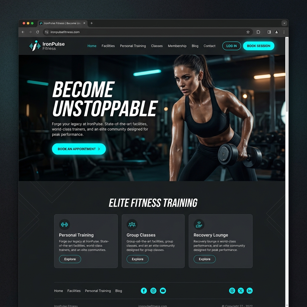 IronPulse Fitness Gym