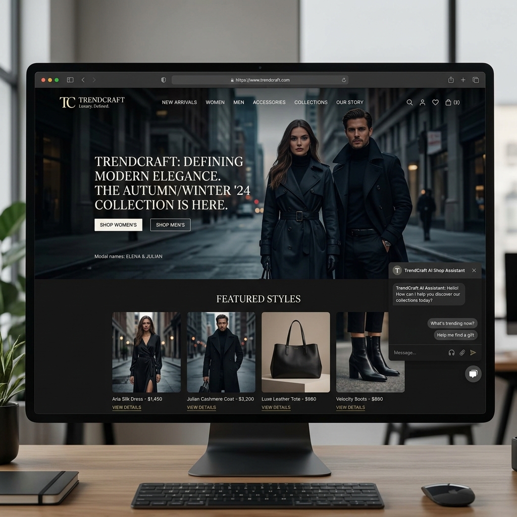 TrendCraft Luxury Fashion Hub